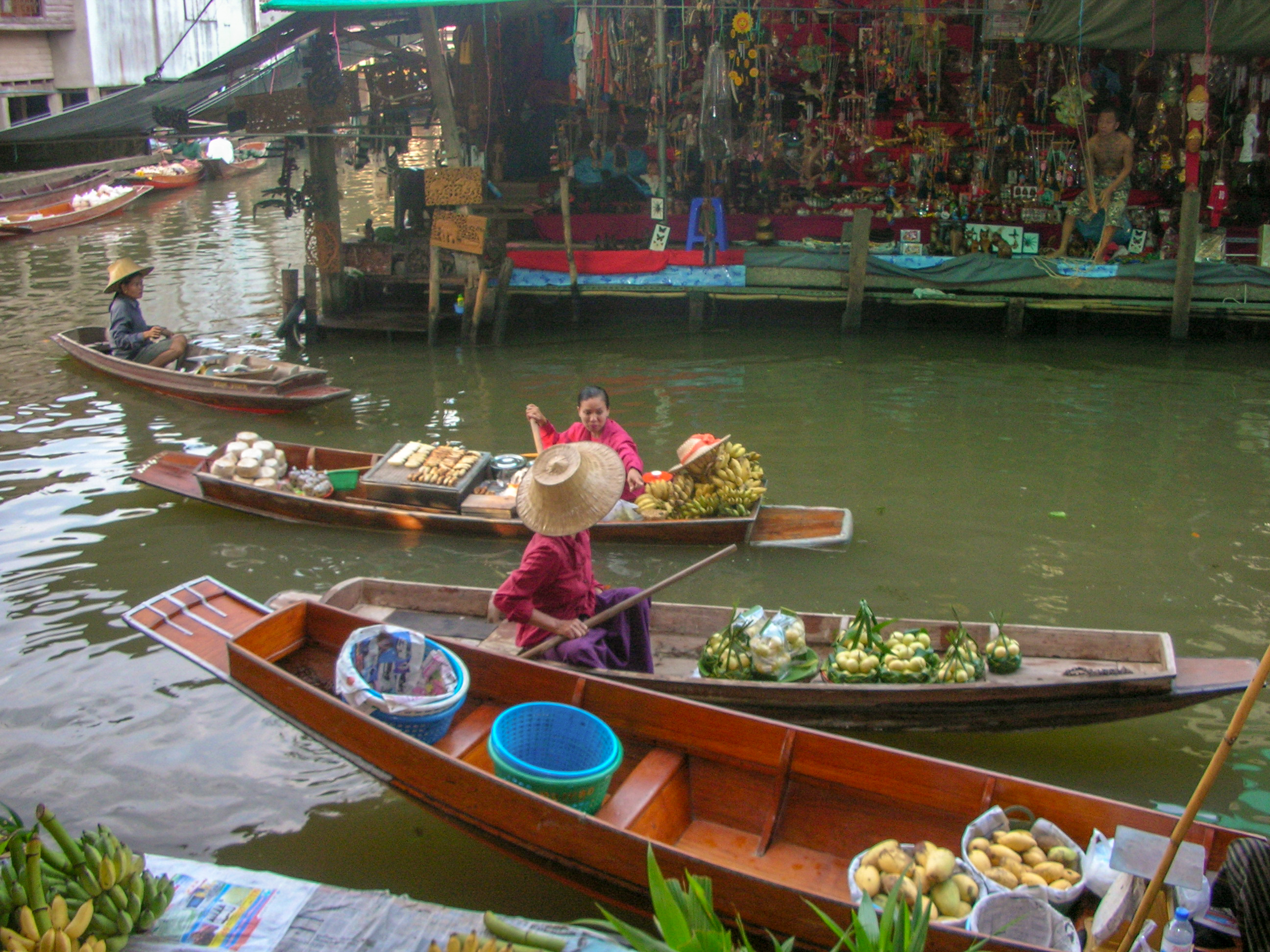 Marché flottant de Damnoen Saduak