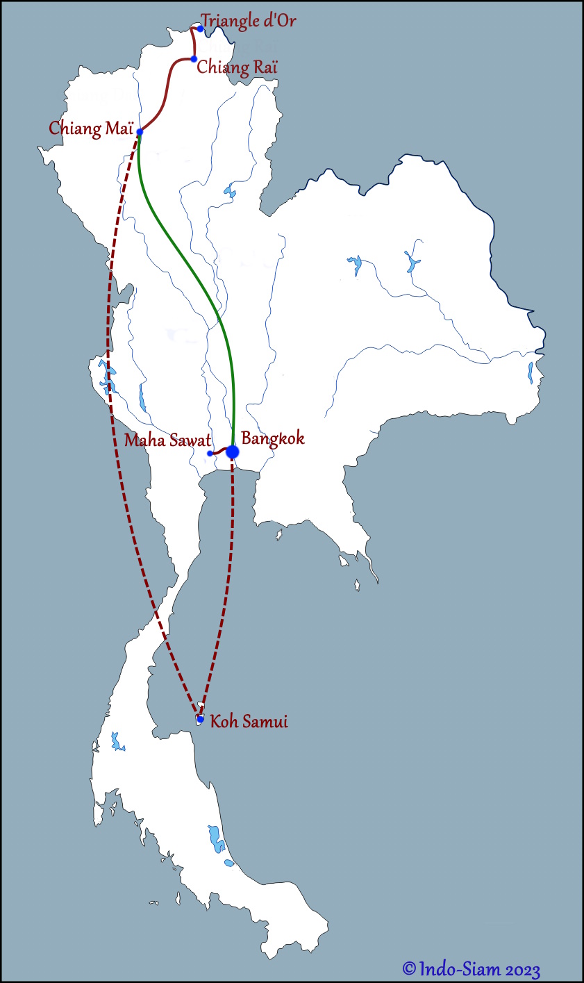 Bangkok, le Nord et Koh Samui